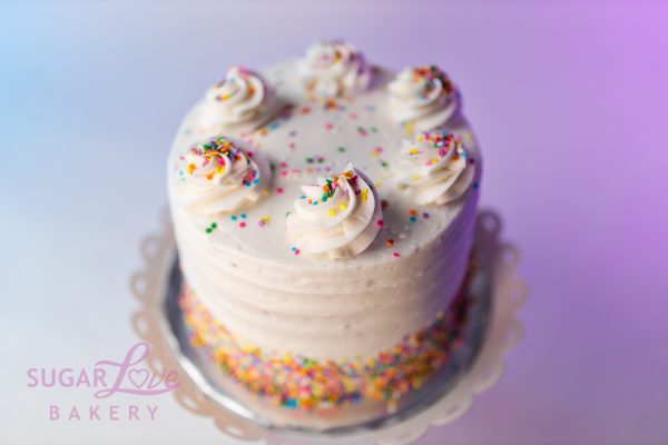 Delicious Vanilla Funfetti Cake at Sugar Love Bakery in Slidell