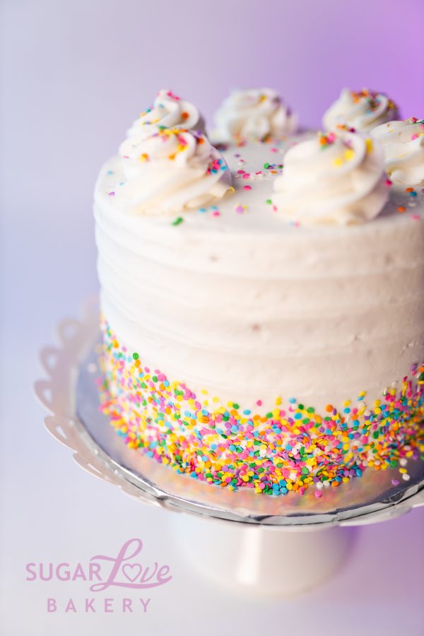 Yummy Vanilla Funfetti Cake at Sugar Love Bakery in Slidell