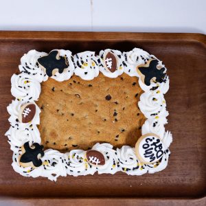 Saints Cookie Cake