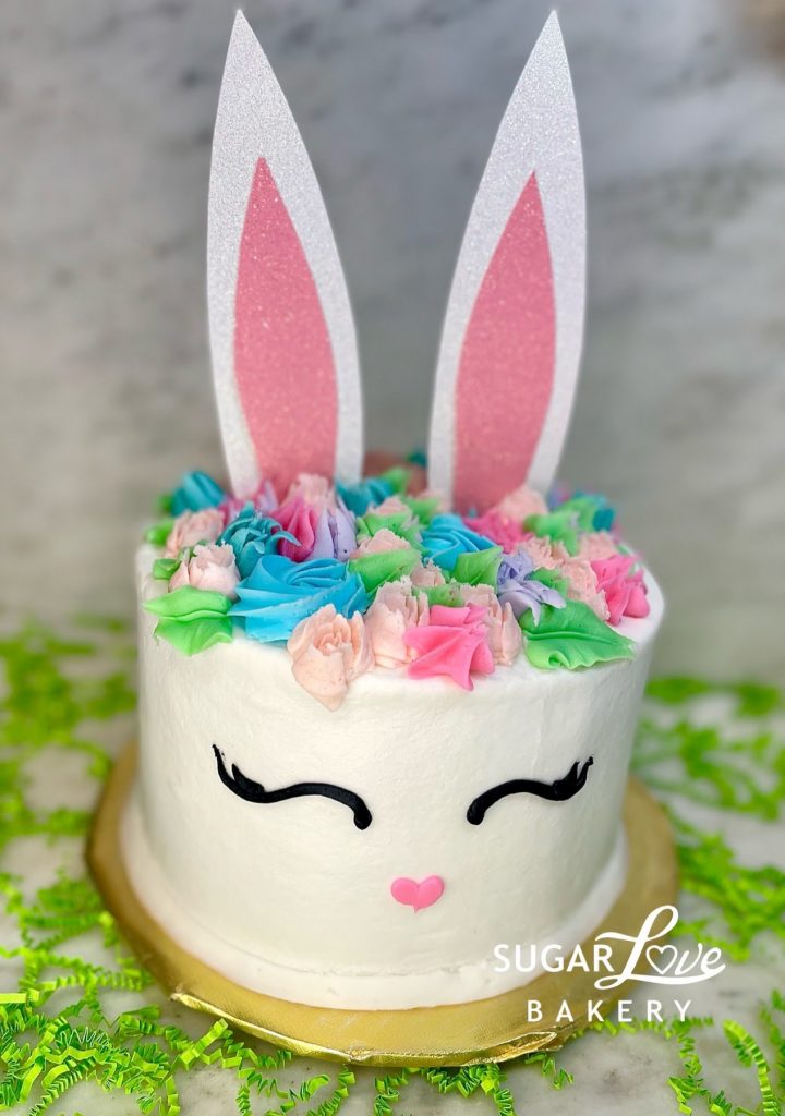 HERSHEY'S EGGIES Easter Bunny Cake | Recipes