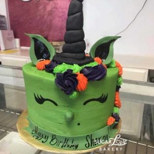 Sugar Love Unicorn Witch Cake
