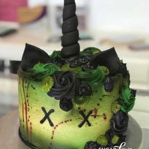 Zombie Unicorn Cake